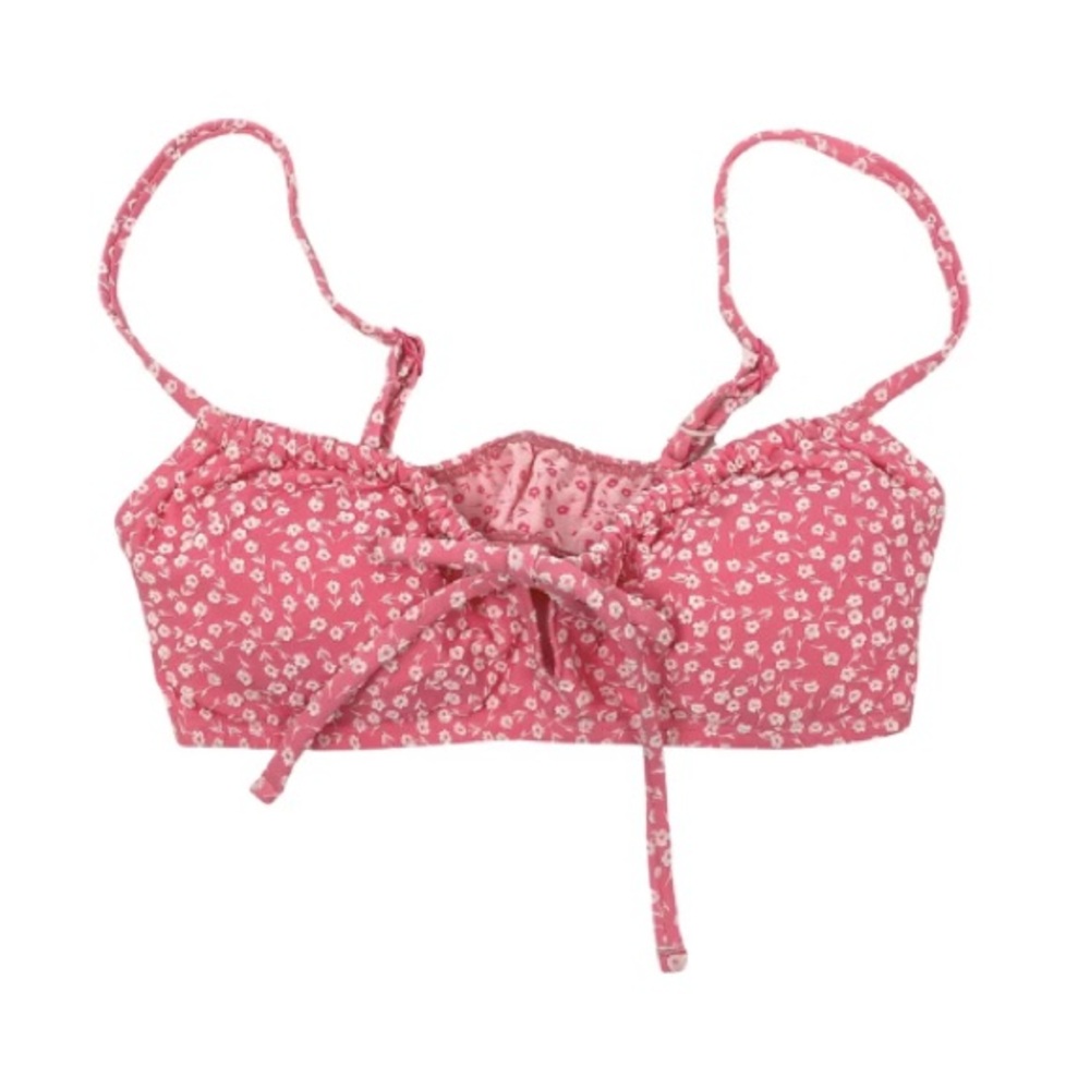 Floral Pink bikini Top